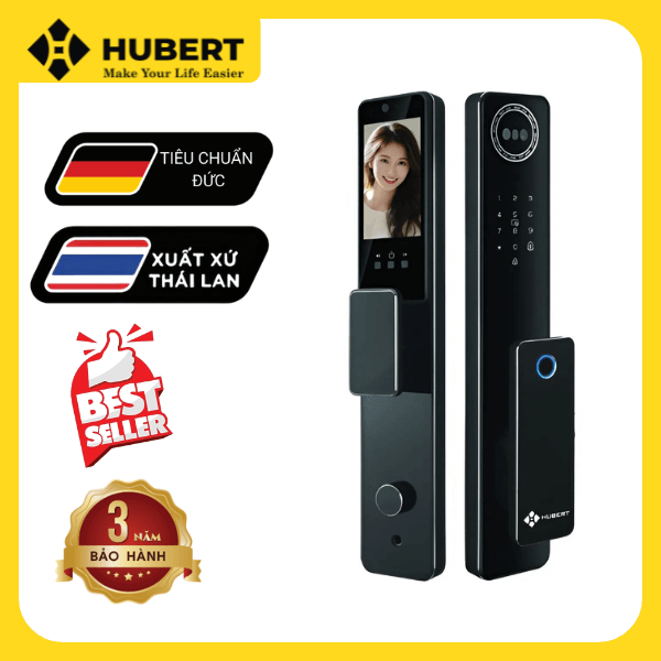 Khóa điện tử Hubert Series Luxury HB CG87VF TITAN