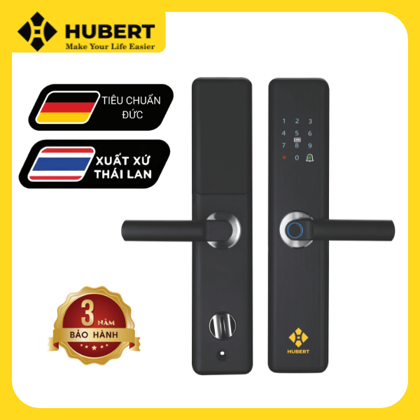 Khóa điện tử Hubert Series Luxury HB CG59 ROUGH BLACK