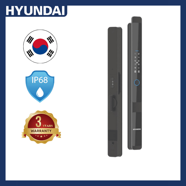 Khóa điện tử Huyndai Luxury HY-SLS005F BLACK