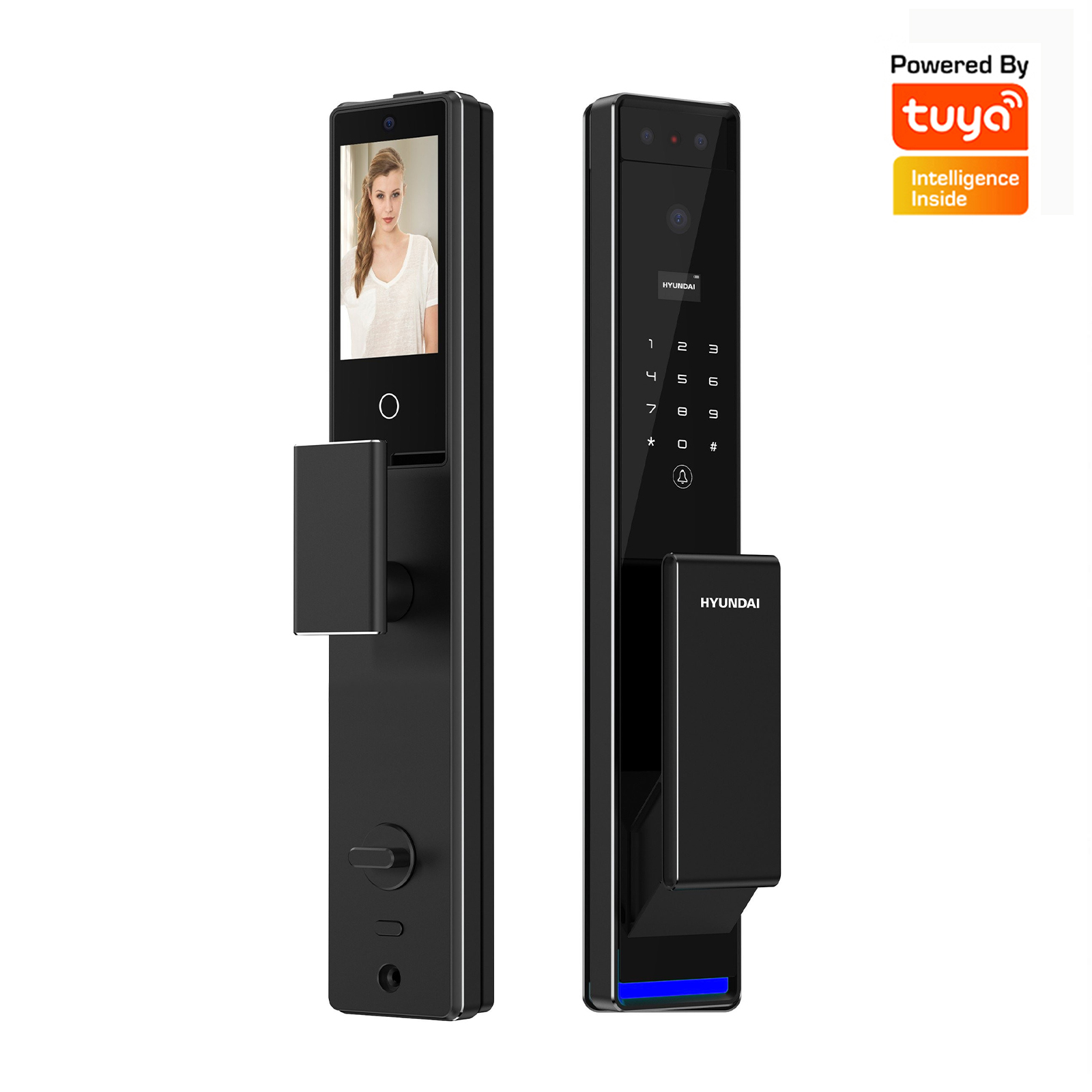 Khóa điện tử Huyndai Luxury HY-SLA909F BLACK