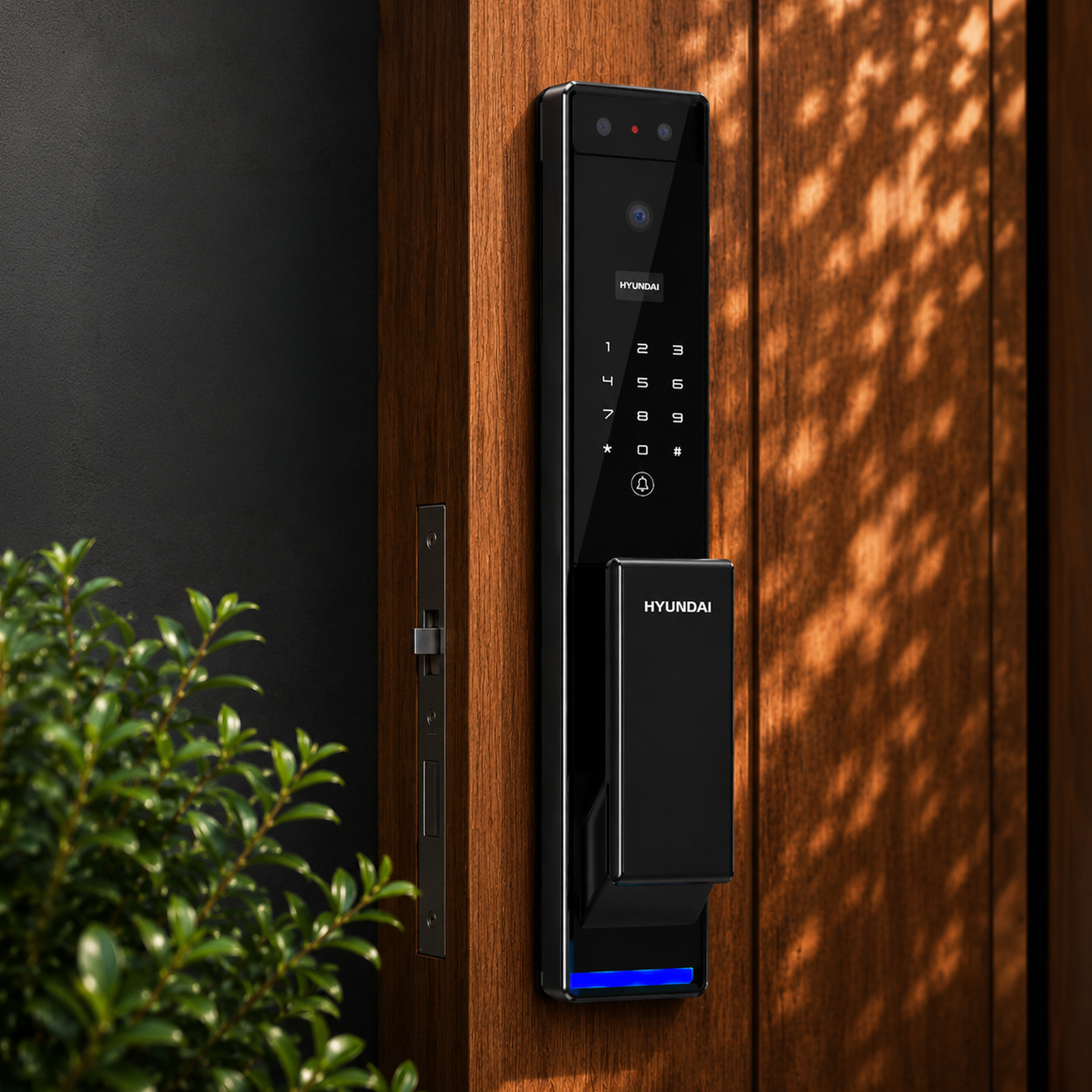 Khóa điện tử Huyndai Luxury HY-SLA909F BLACK