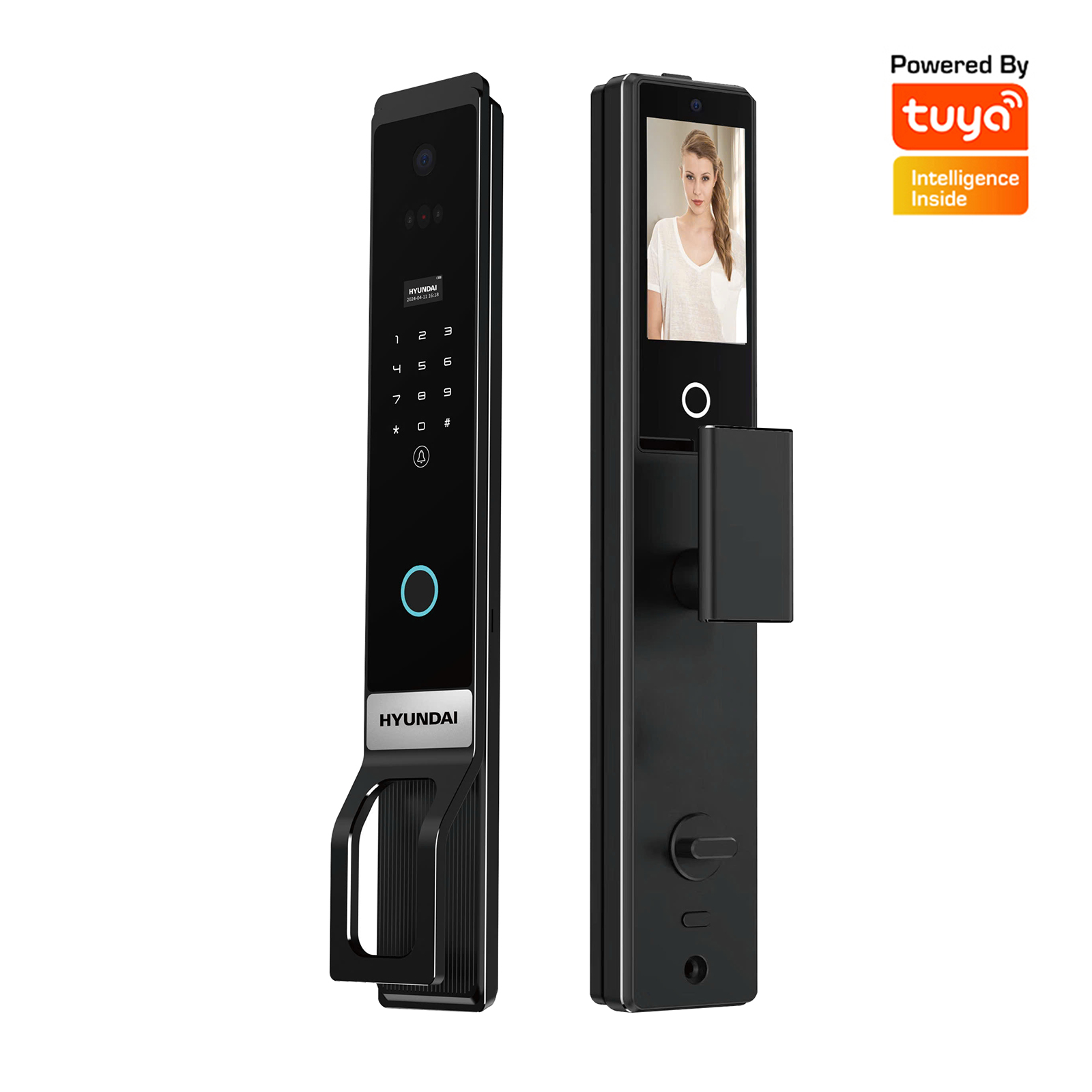 Khóa điện tử Huyndai Luxury HY-SLA913F BLACK